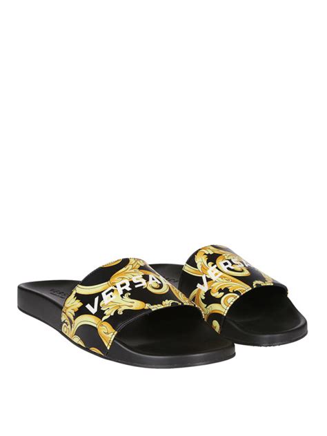 versace giabatte rosse da bambino|versace for kids.